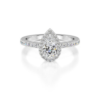 Quinn Lab Grown Diamond Ring | White Gold | 1