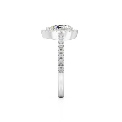 Quinn Lab Grown Diamond Ring | White Gold | 4