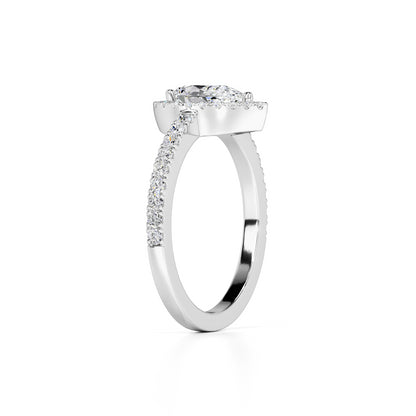 Quinn Lab Grown Diamond Ring | White Gold | 3