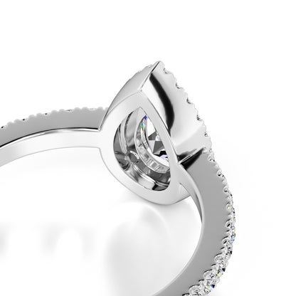 Quinn Lab Grown Diamond Ring | White Gold | 2