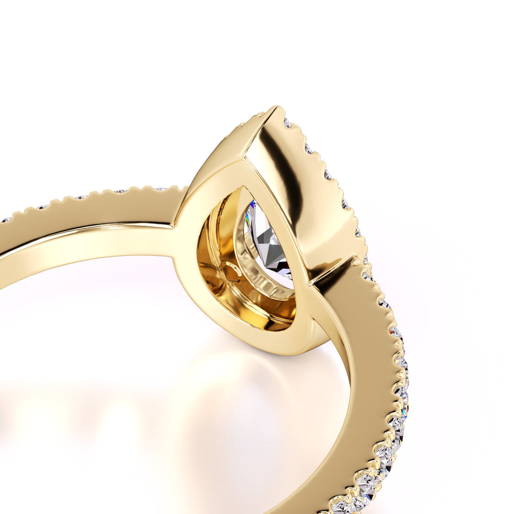 Quinn Lab Grown Diamond Ring | Yellow Gold | 2