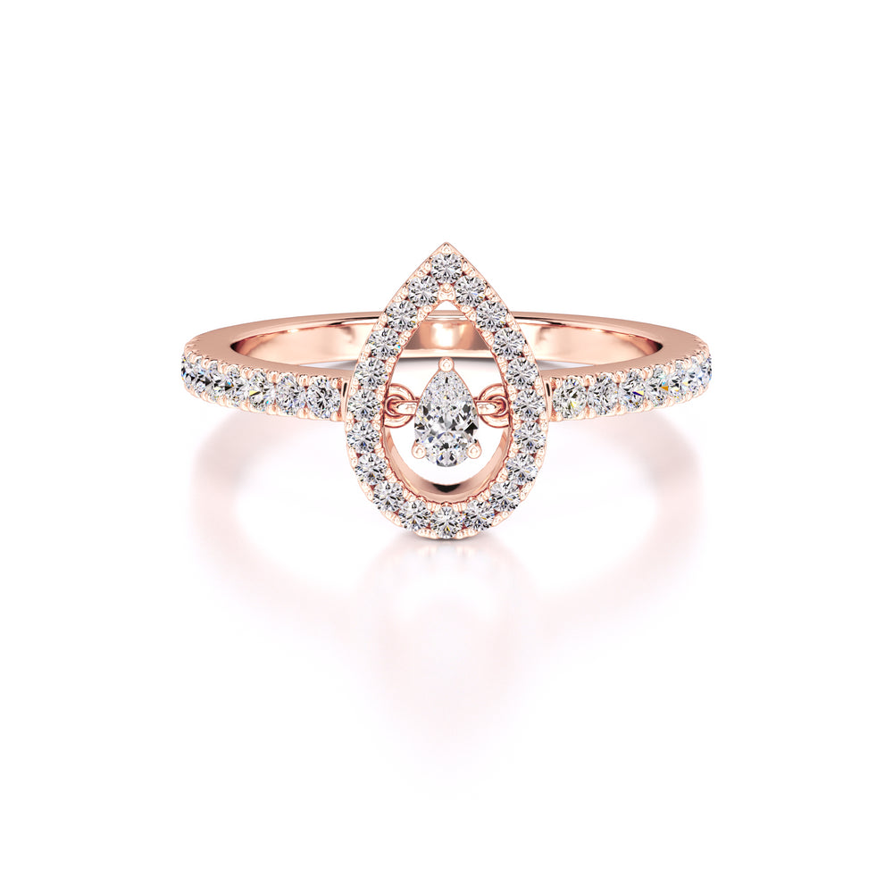 Brittany Lab Grown Diamond Ring | Rose Gold | 1