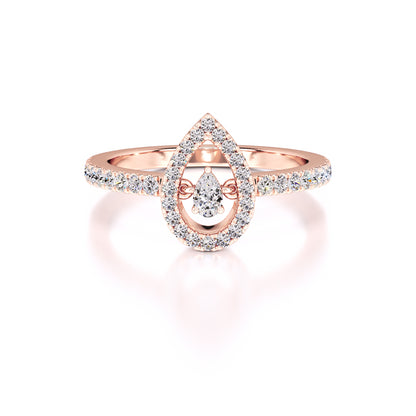 Brittany Lab Grown Diamond Ring | Rose Gold | 1