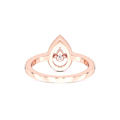Brittany Moissanite & Lab Grown Diamond Ring | Rose Gold | 3
