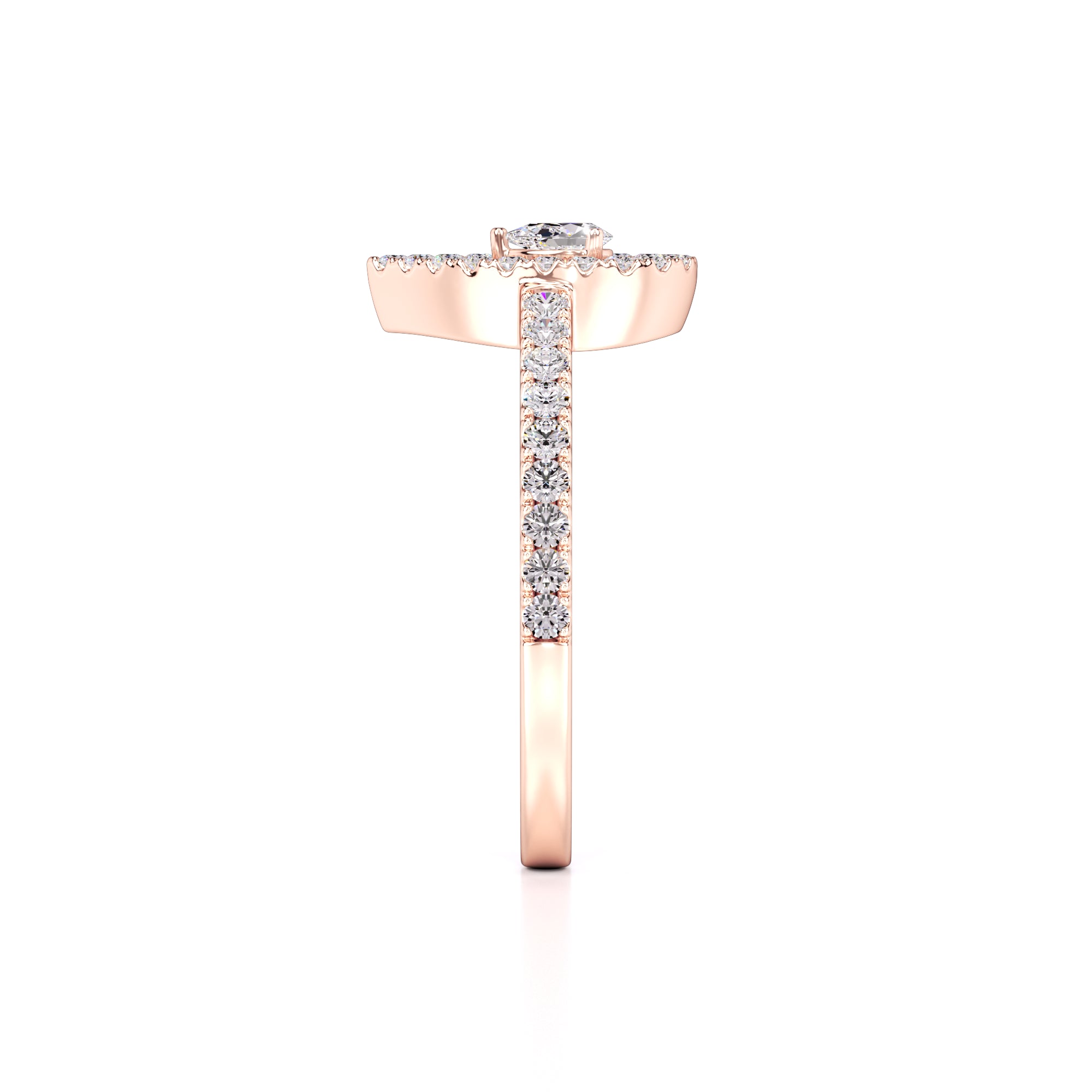 Brittany Lab Grown Diamond Ring | Rose Gold | 4