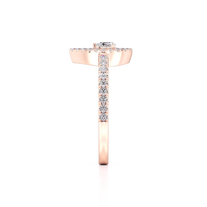 Brittany Lab Grown Diamond Ring | Rose Gold | 4