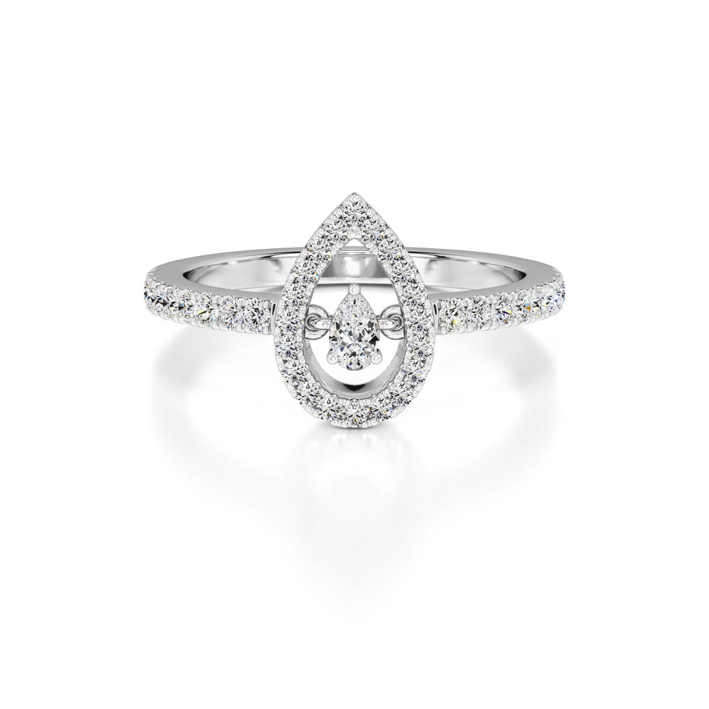Brittany Lab Grown Diamond Ring | White Gold | 1