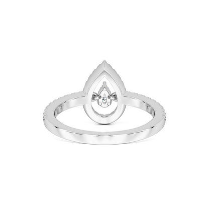 Brittany Moissanite & Lab Grown Diamond Ring | White Gold | 3