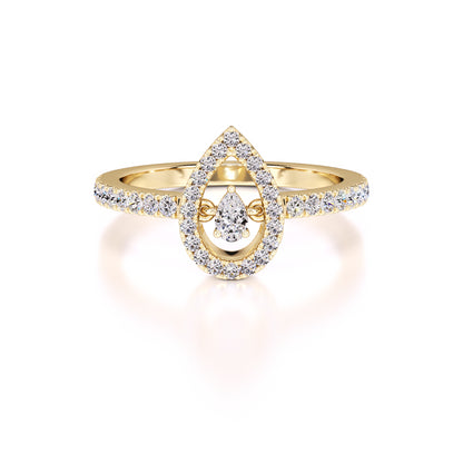 Brittany Lab Grown Diamond Ring | Yellow Gold | 1