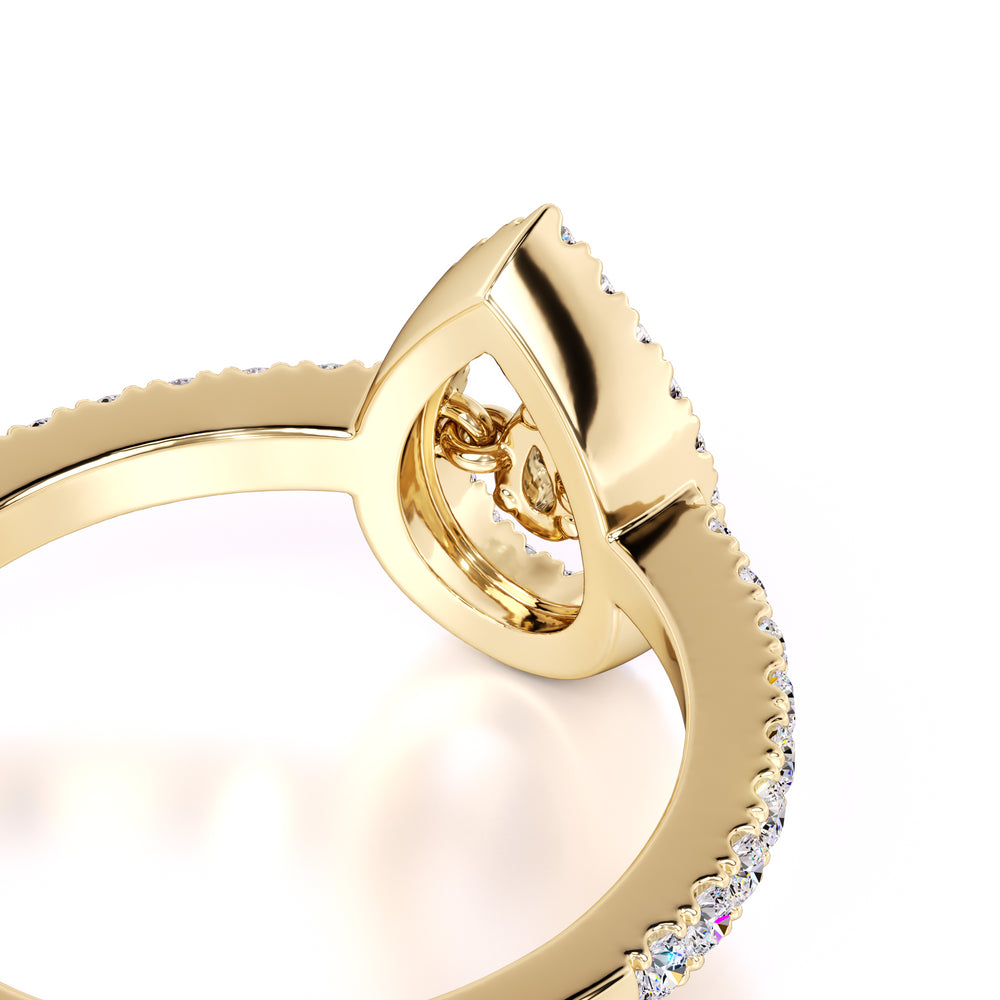 Brittany Lab Grown Diamond Ring | Yellow Gold | 2