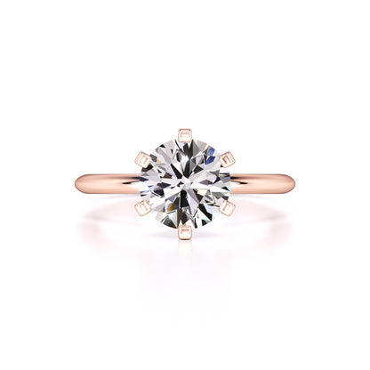 Emily Moissanite Ring | Rose Gold | 1
