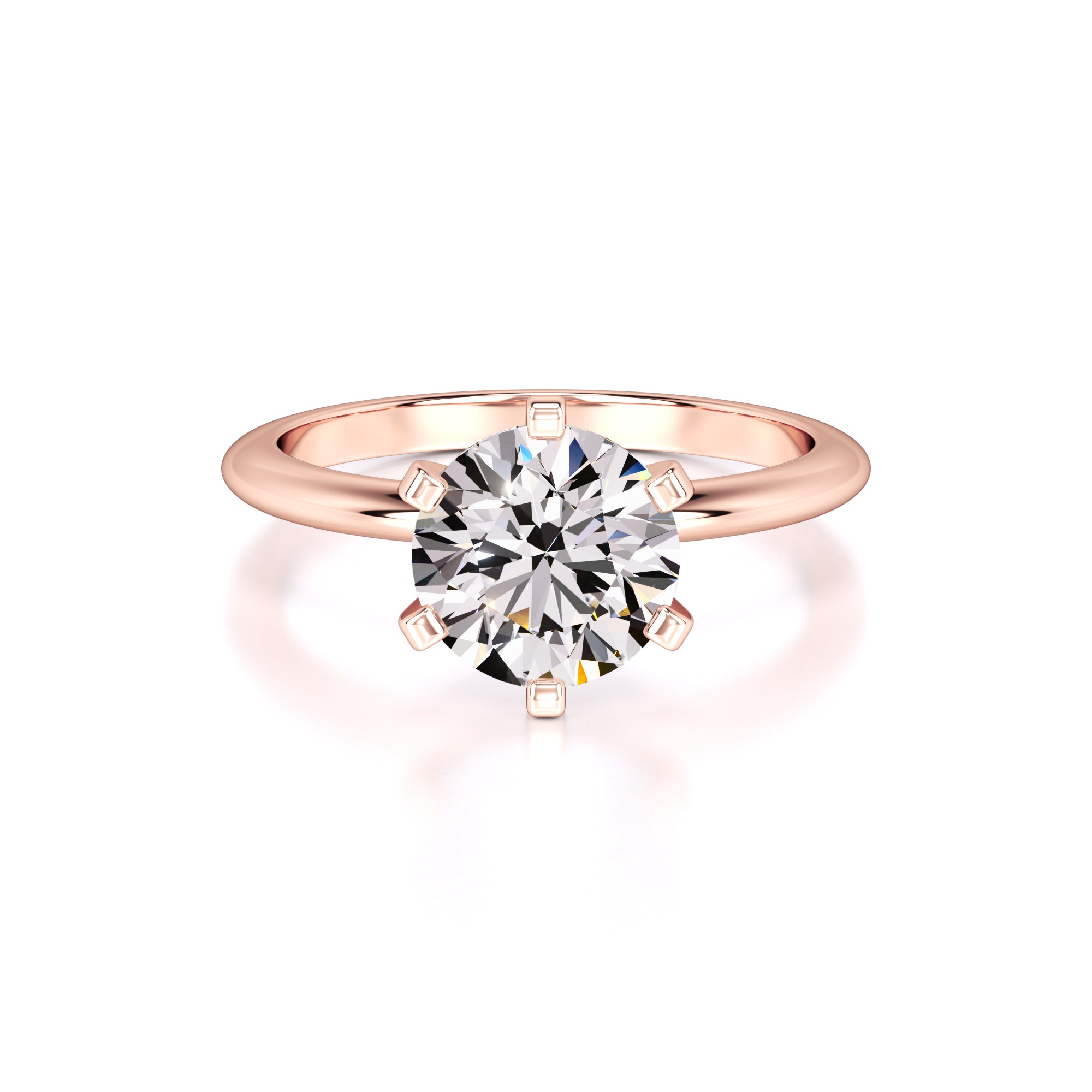 Emily Lab Grown Diamond Ring | Rose Gold | 1