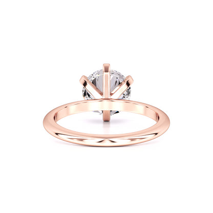 Emily Moissanite Ring | Rose Gold | 3