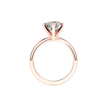 Emily Moissanite Ring | Rose Gold | 4