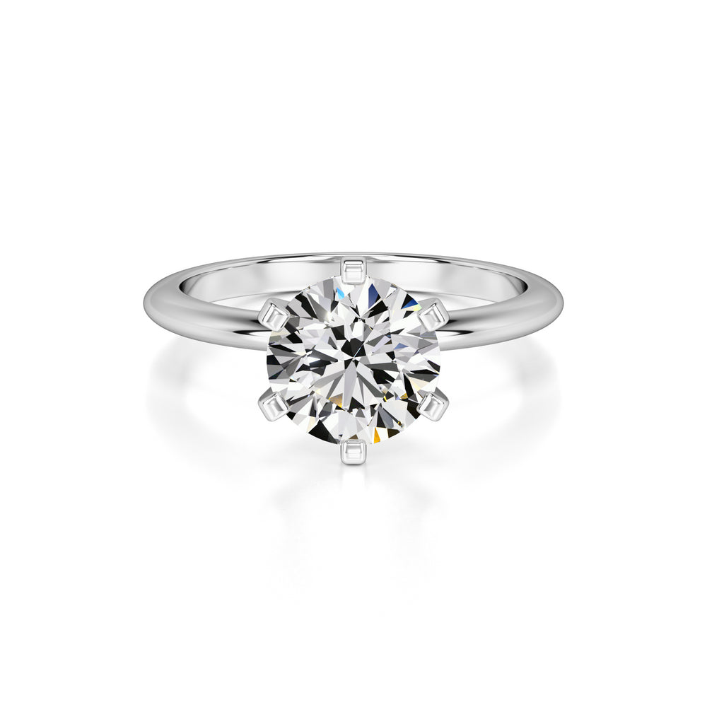 Emily Lab Grown Diamond Ring | White Gold | 1