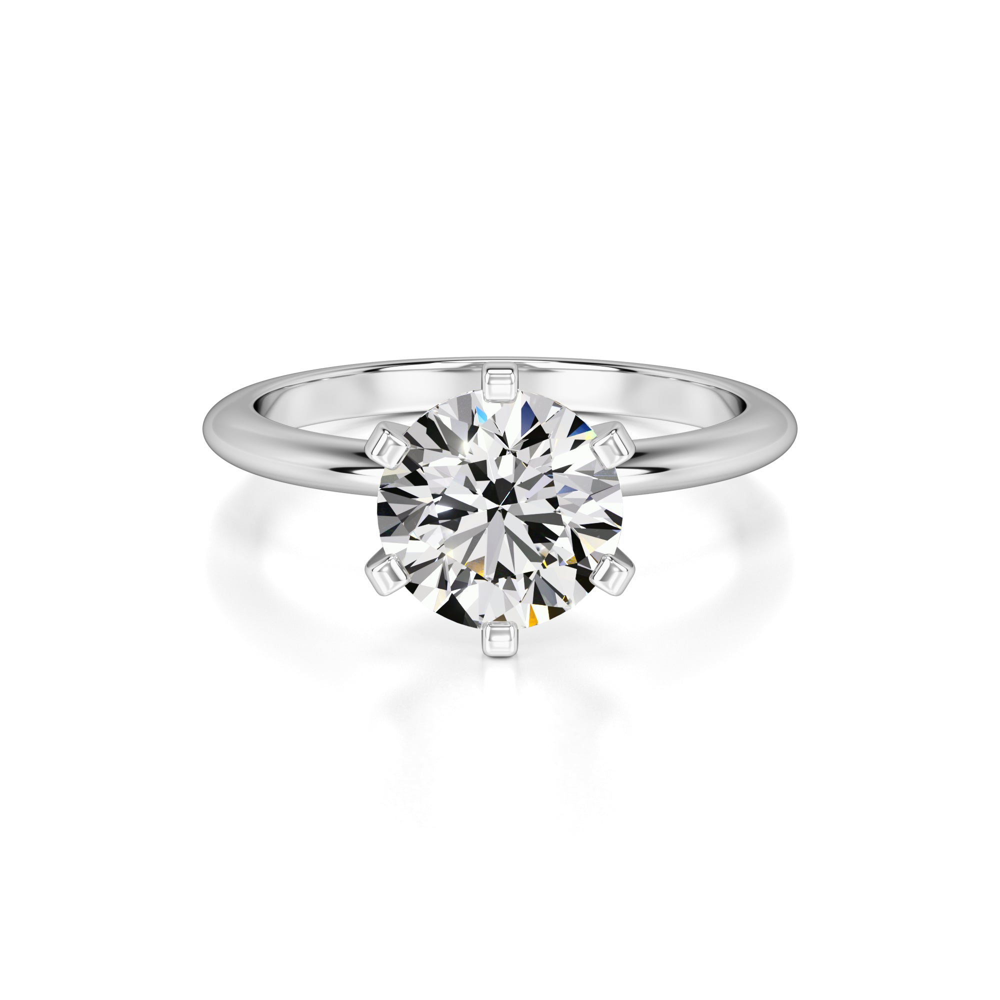 Emily Lab Grown Diamond Ring | White Gold | 1