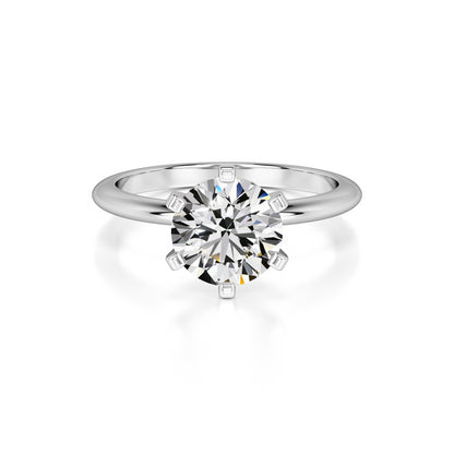 Emily Lab Grown Diamond Ring | White Gold | 1