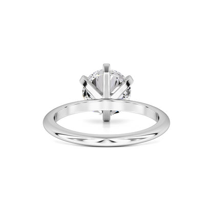 Emily Moissanite Ring | White Gold | 3