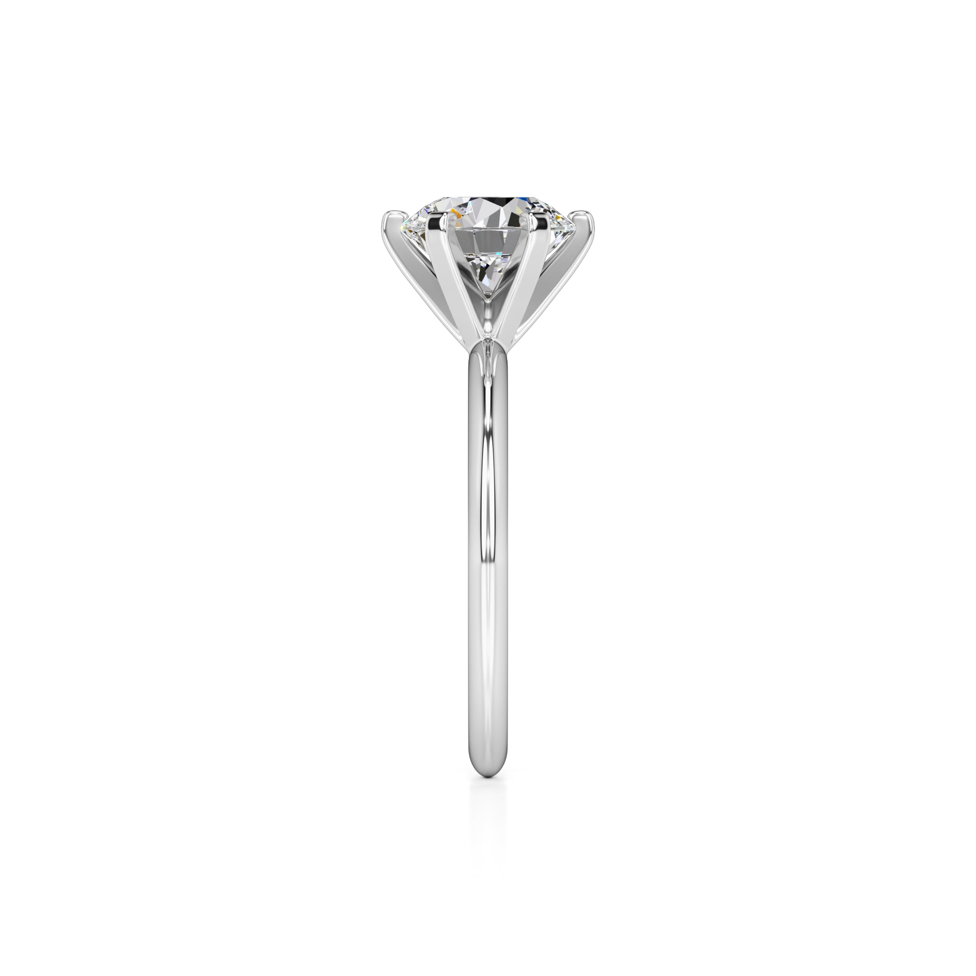 Emily Lab Grown Diamond Ring | White Gold | 4