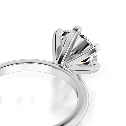 Emily Lab Grown Diamond Ring | White Gold | 2