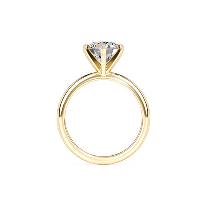 Emily Moissanite Ring | Yellow Gold | 4