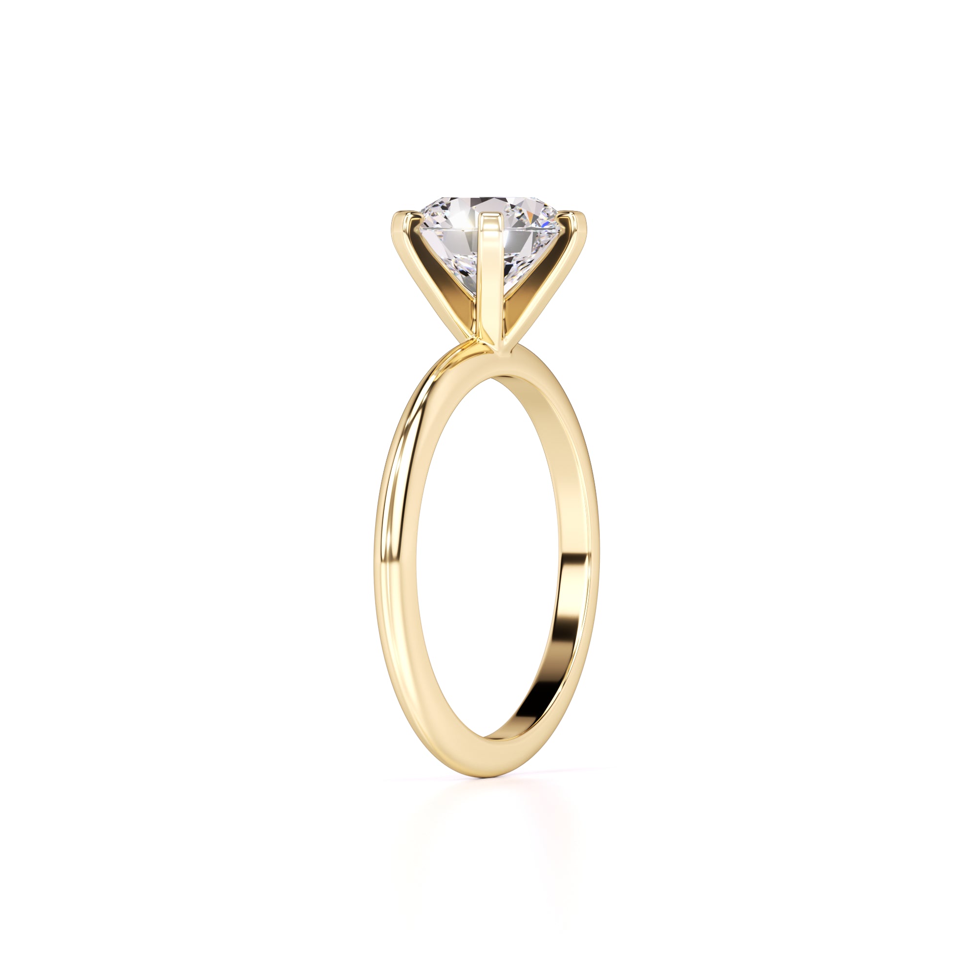 Emily Lab Grown Diamond Ring | Yellow Gold | 3