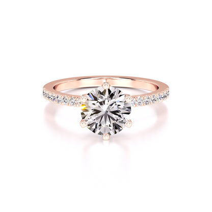 Kiera Lab Grown Diamond Ring | Rose Gold | 1