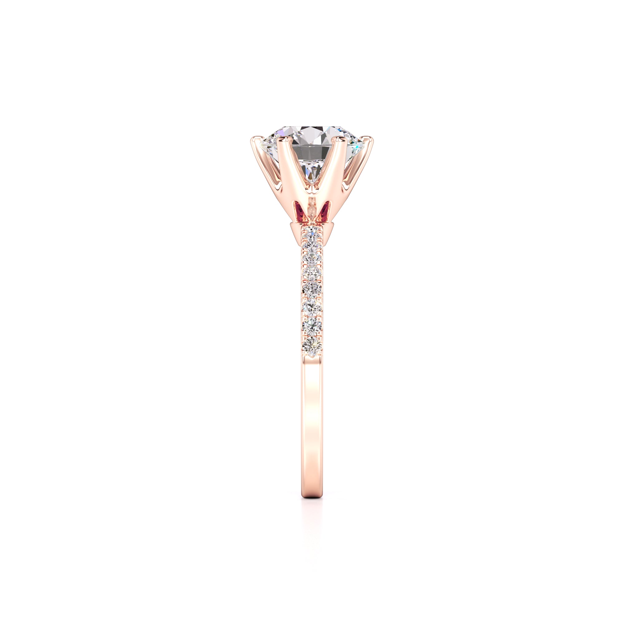 Kiera Lab Grown Diamond Ring | Rose Gold | 4