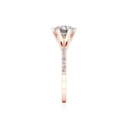 Kiera Lab Grown Diamond Ring | Rose Gold | 4
