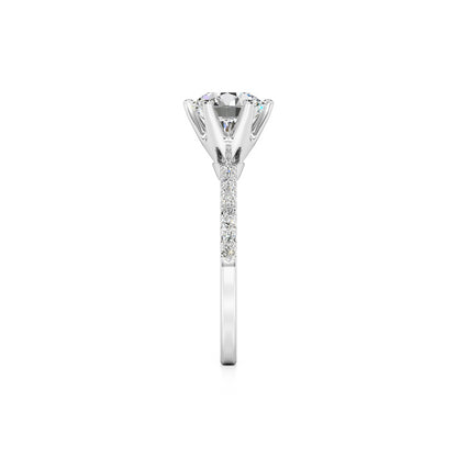 Kiera Lab Grown Diamond Ring | White Gold | 4