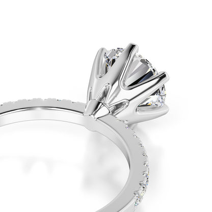 Kiera Lab Grown Diamond Ring | White Gold | 2