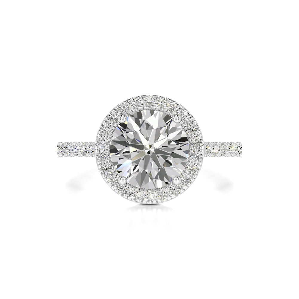 Sophia Moissanite & Lab Grown Diamond Ring | White Gold | 1