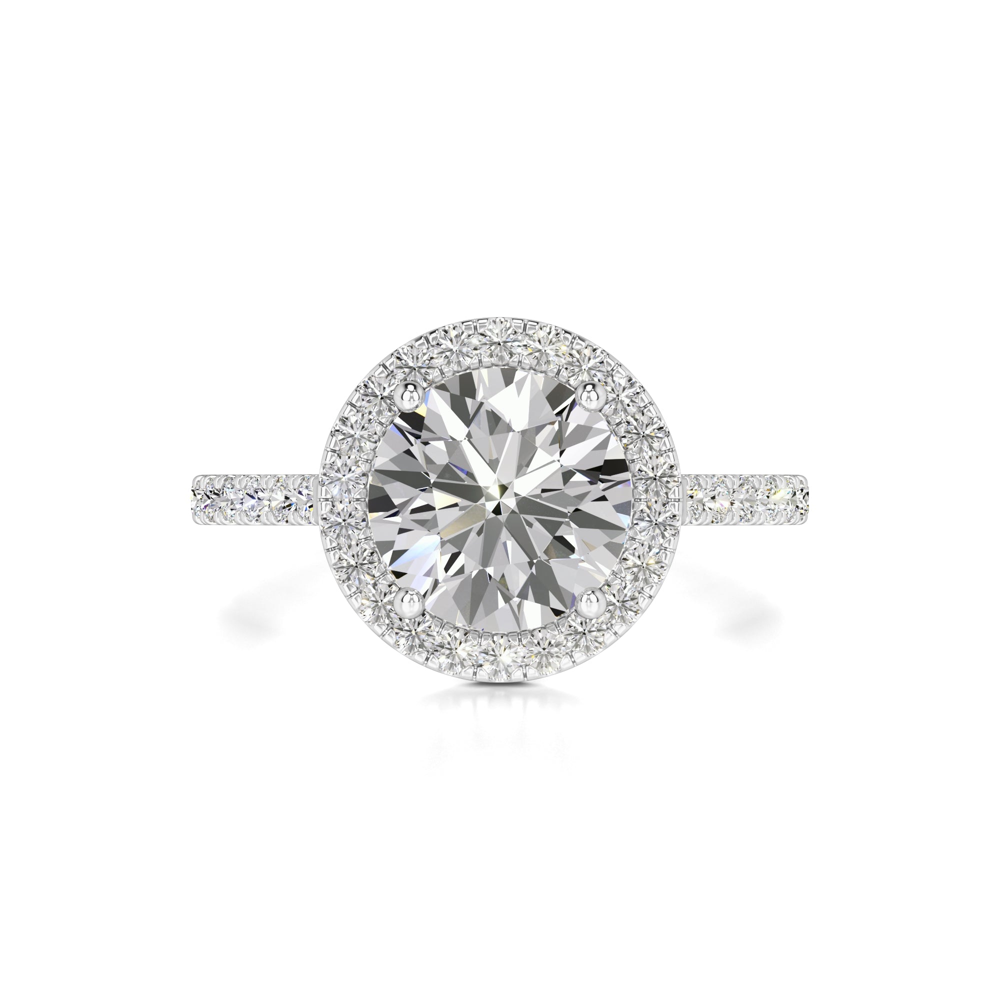 Sophia Moissanite & Lab Grown Diamond Ring | White Gold | 1