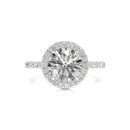 Sophia Moissanite & Lab Grown Diamond Ring | White Gold | 1