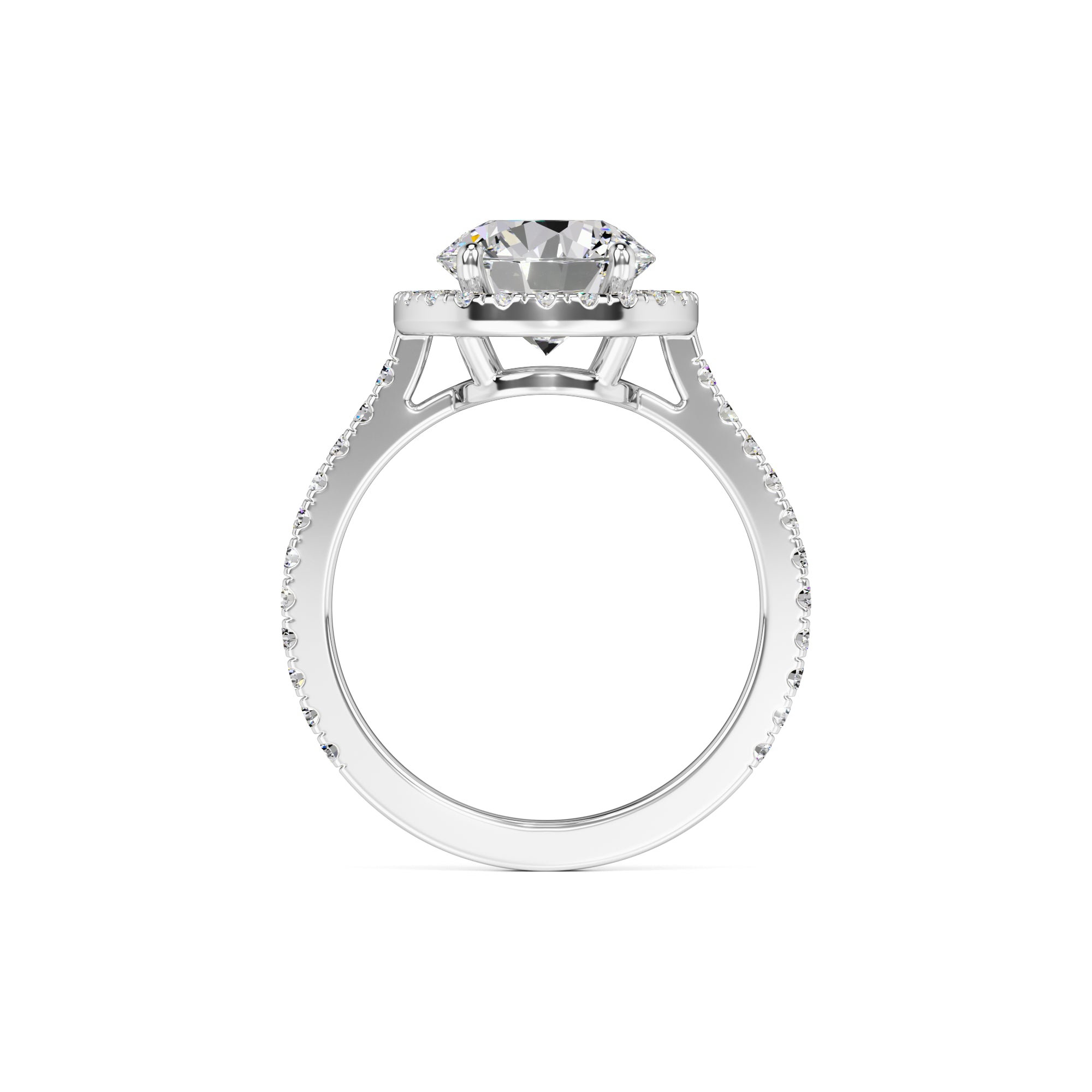Sophia Moissanite & Lab Grown Diamond Ring | White Gold | 4