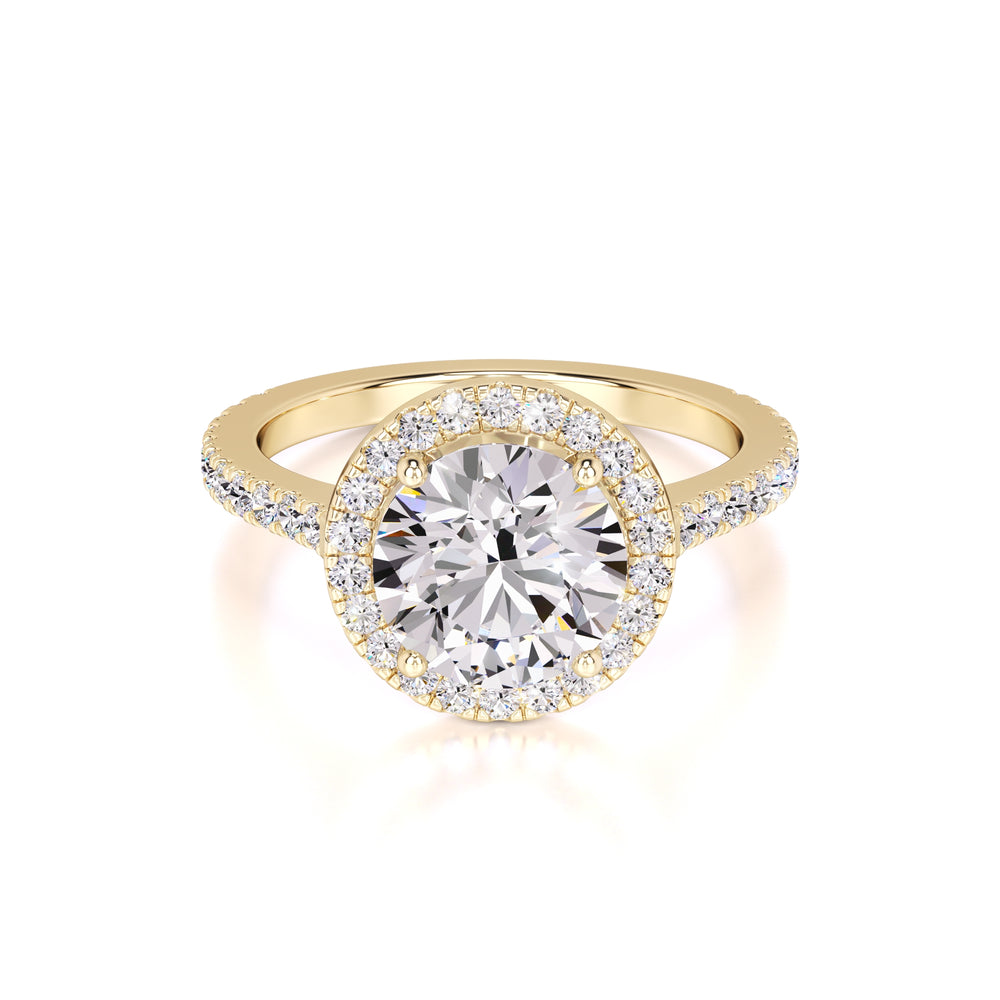 Sophia Lab Grown Diamond Ring | Yellow Gold | 1
