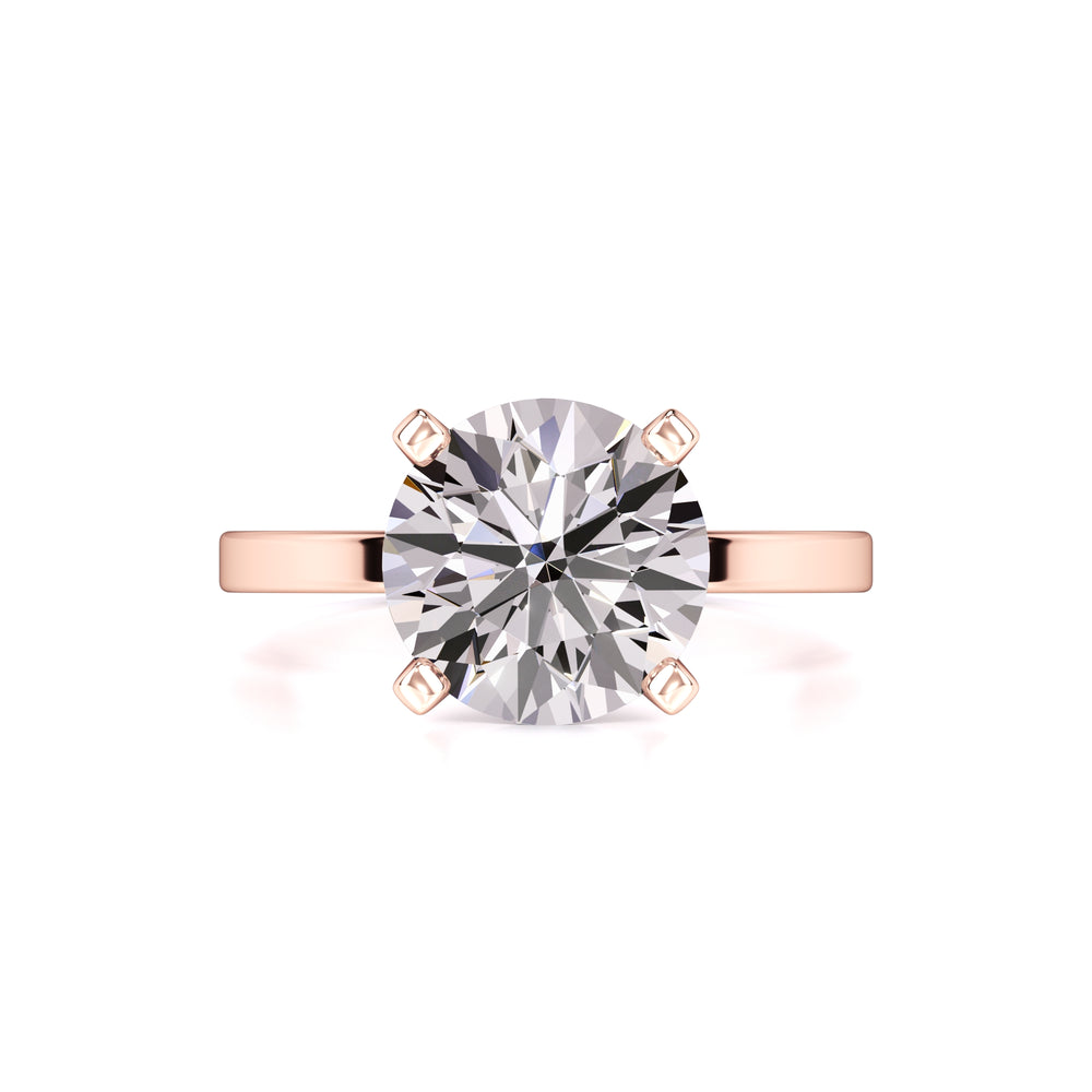 Adele Moissanite Ring | Rose Gold | 1