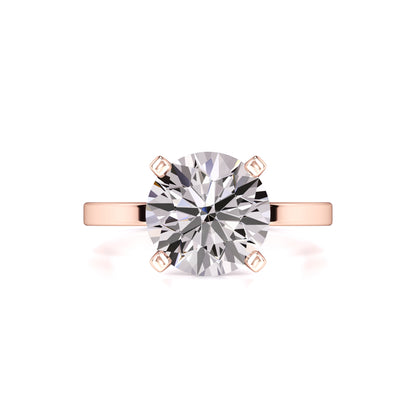 Adele Moissanite Ring | Rose Gold | 1