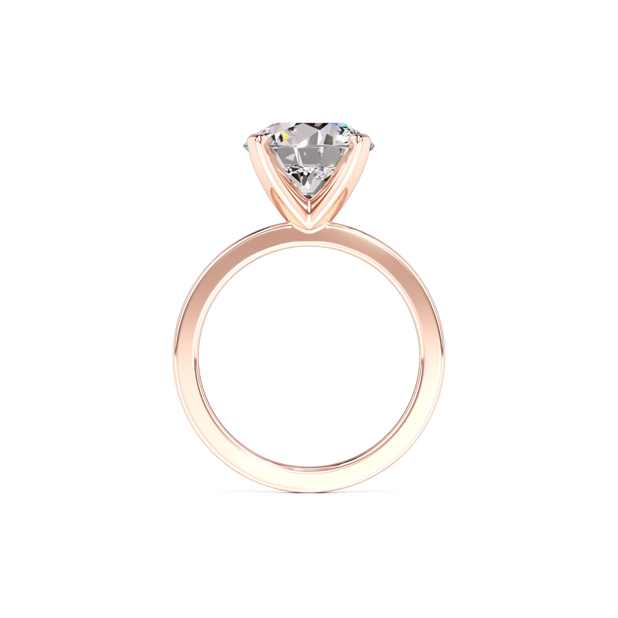 Adele Moissanite Ring | Rose Gold | 4