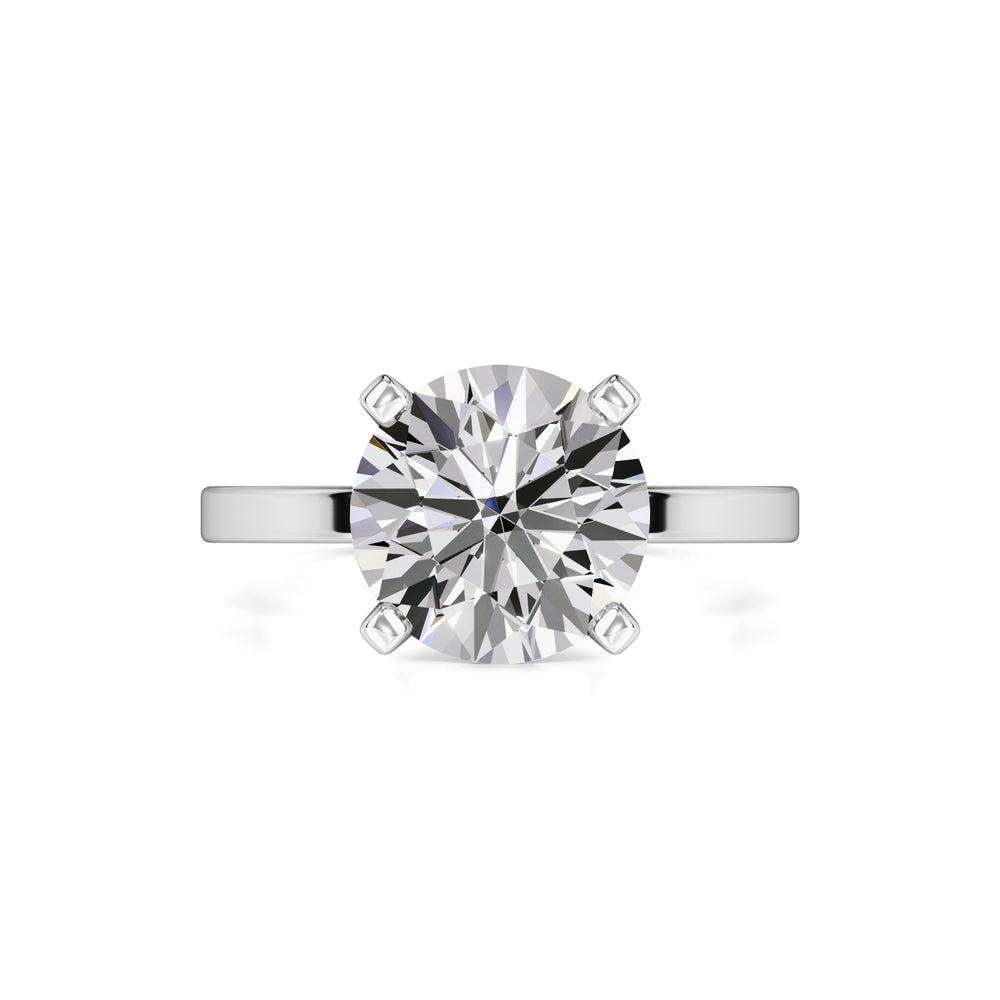 Adele Moissanite Ring | White Gold | 1