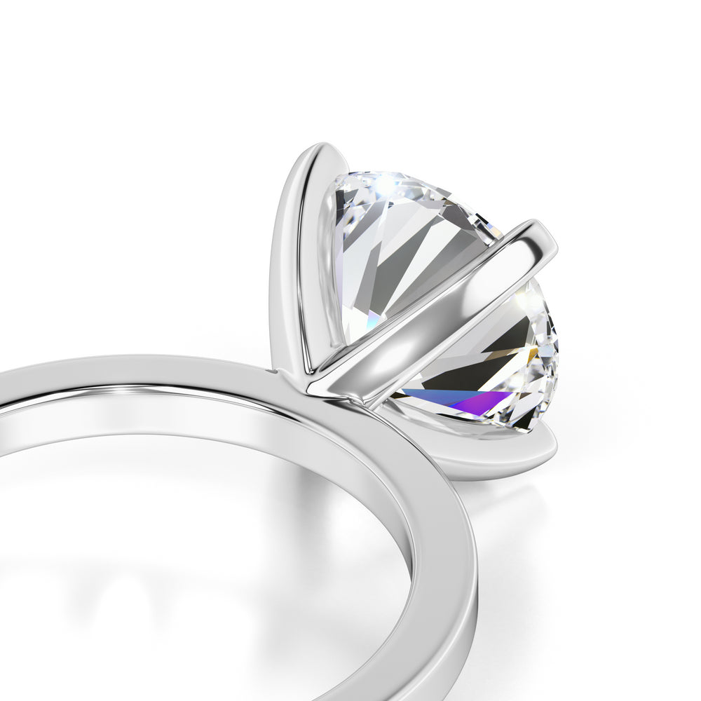 Adele Moissanite Ring | White Gold | 2