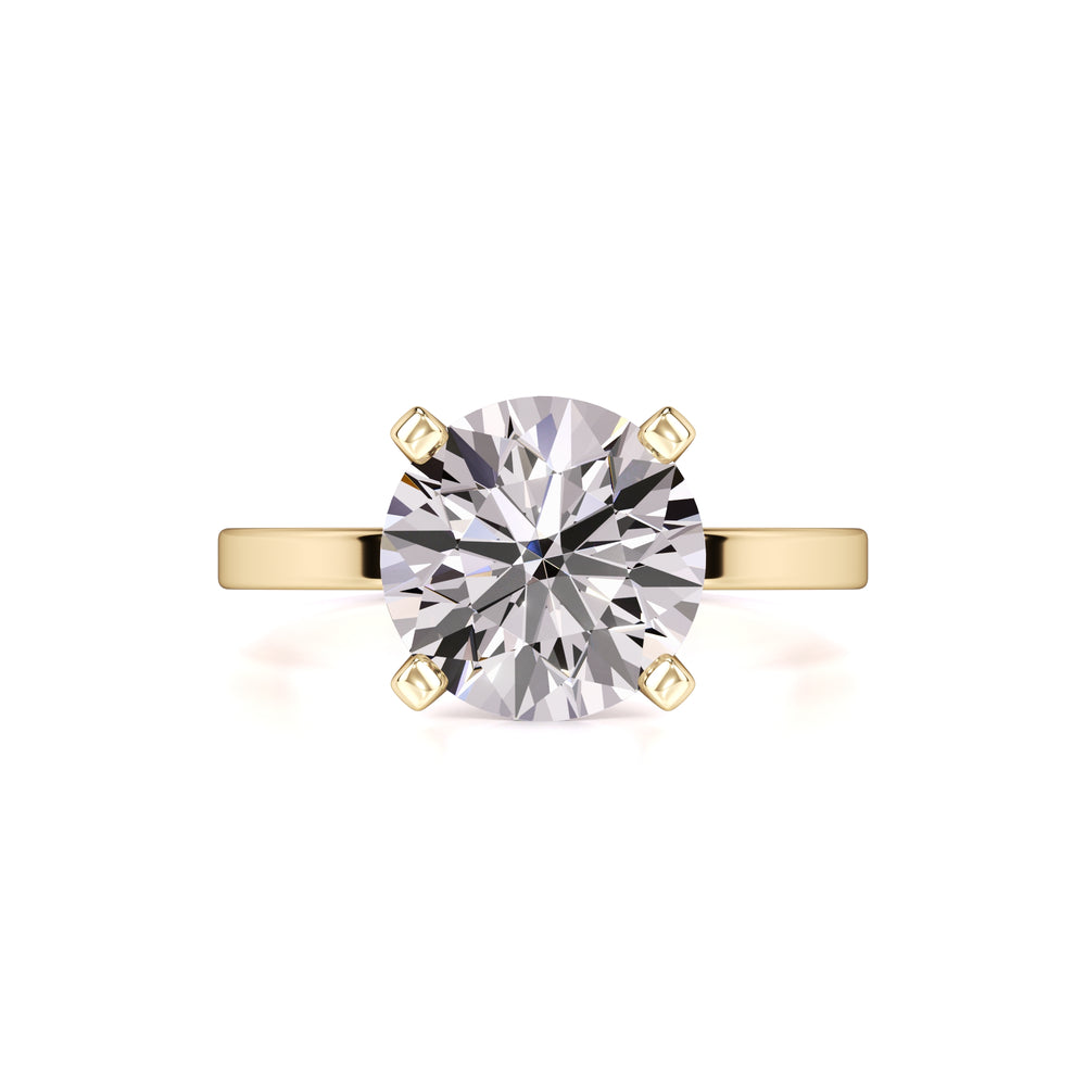 Adele Moissanite Ring | Yellow Gold | 1