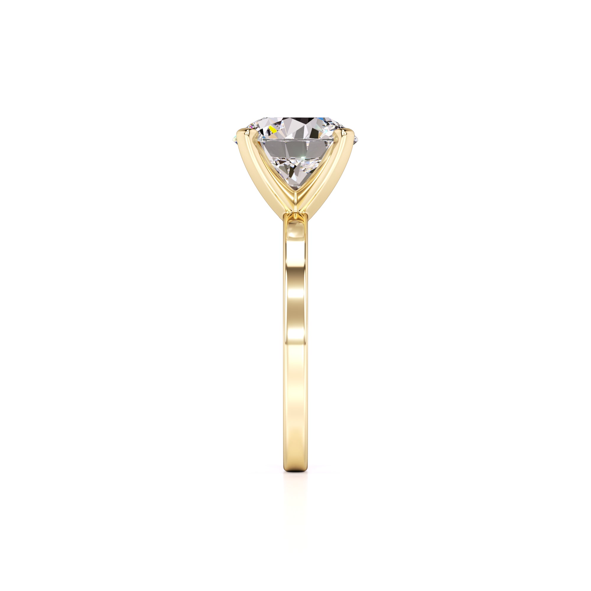 Adele Lab Grown Diamond Ring | Yellow Gold | 4