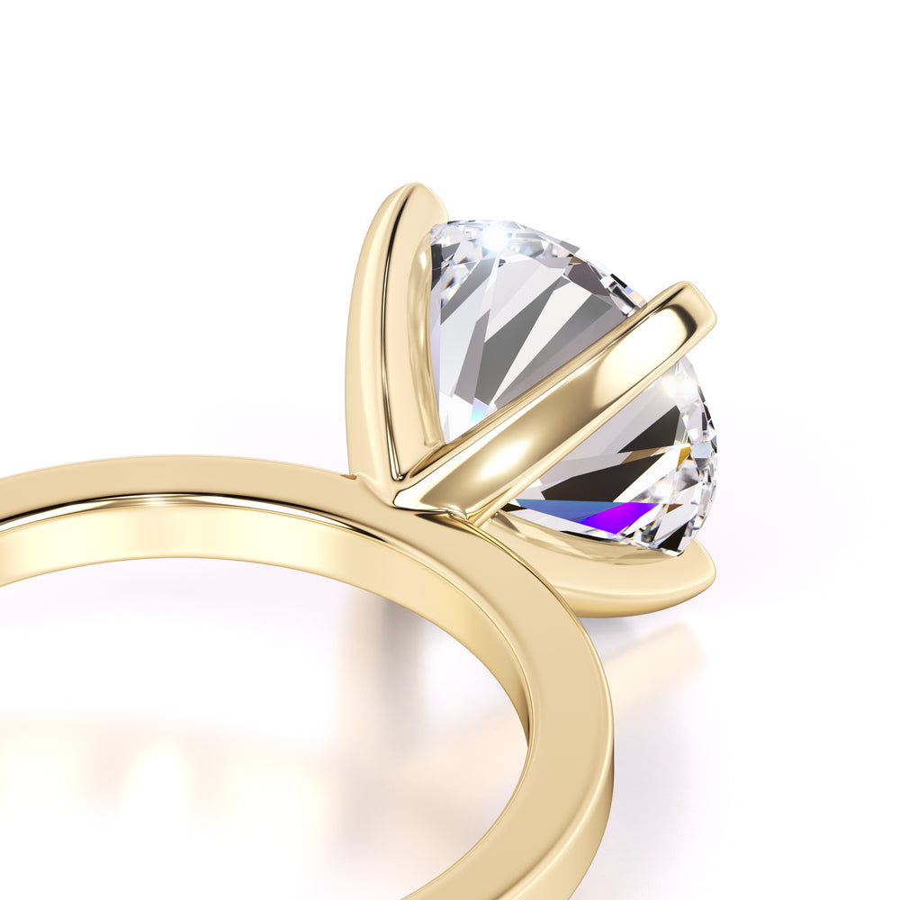 Adele Moissanite Ring | Yellow Gold | 2