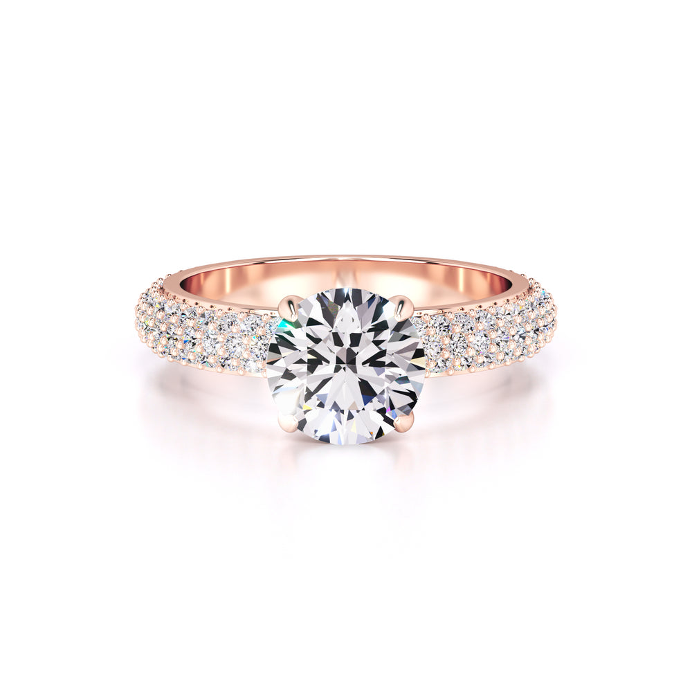 Vespera Lab Grown Diamond Ring | Rose Gold | 1