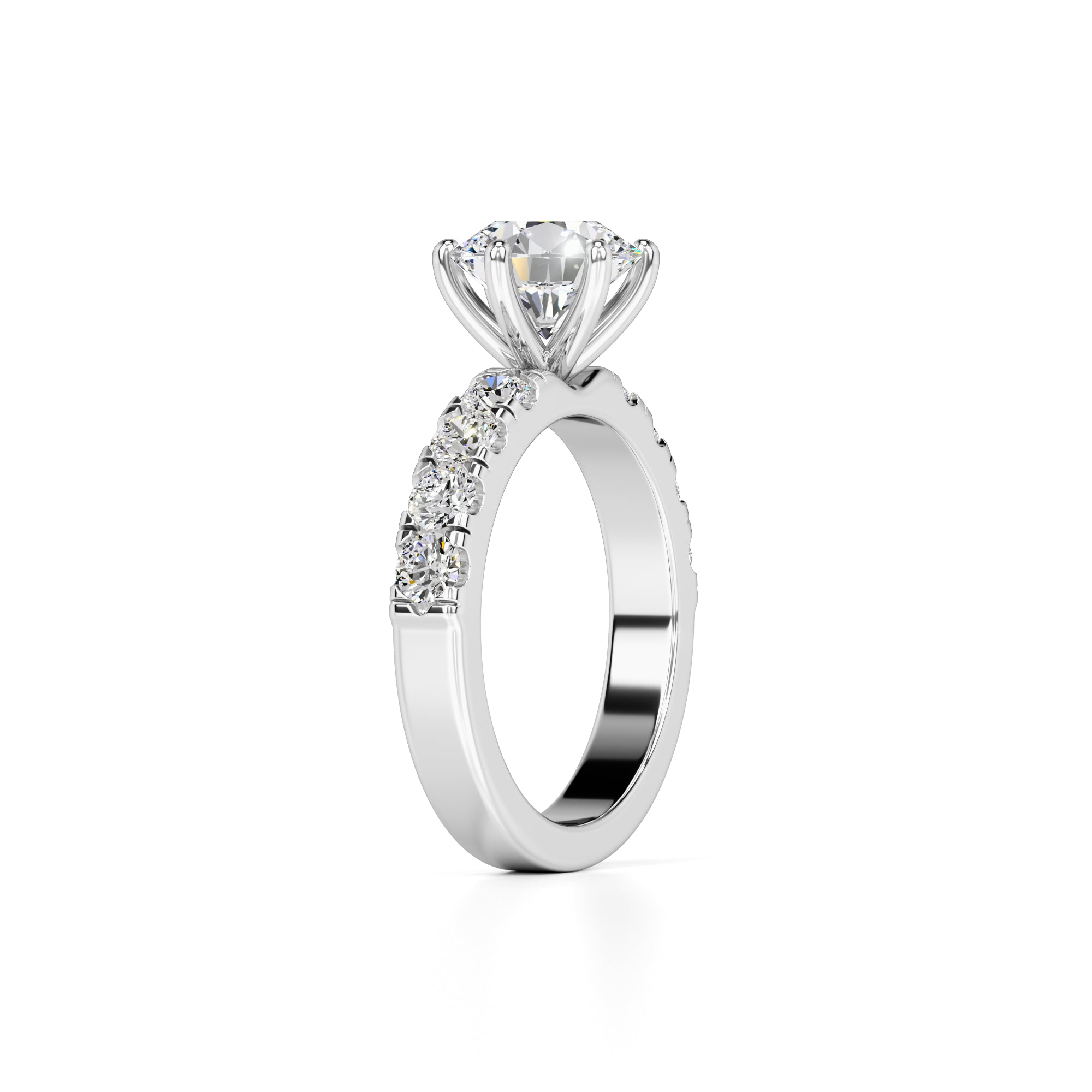 Vespera Lab Grown Diamond Ring | White Gold | 3