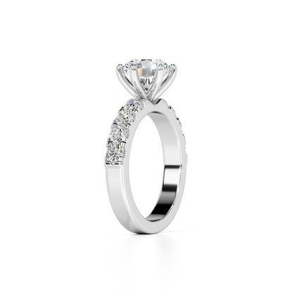 Vespera Lab Grown Diamond Ring | White Gold | 3