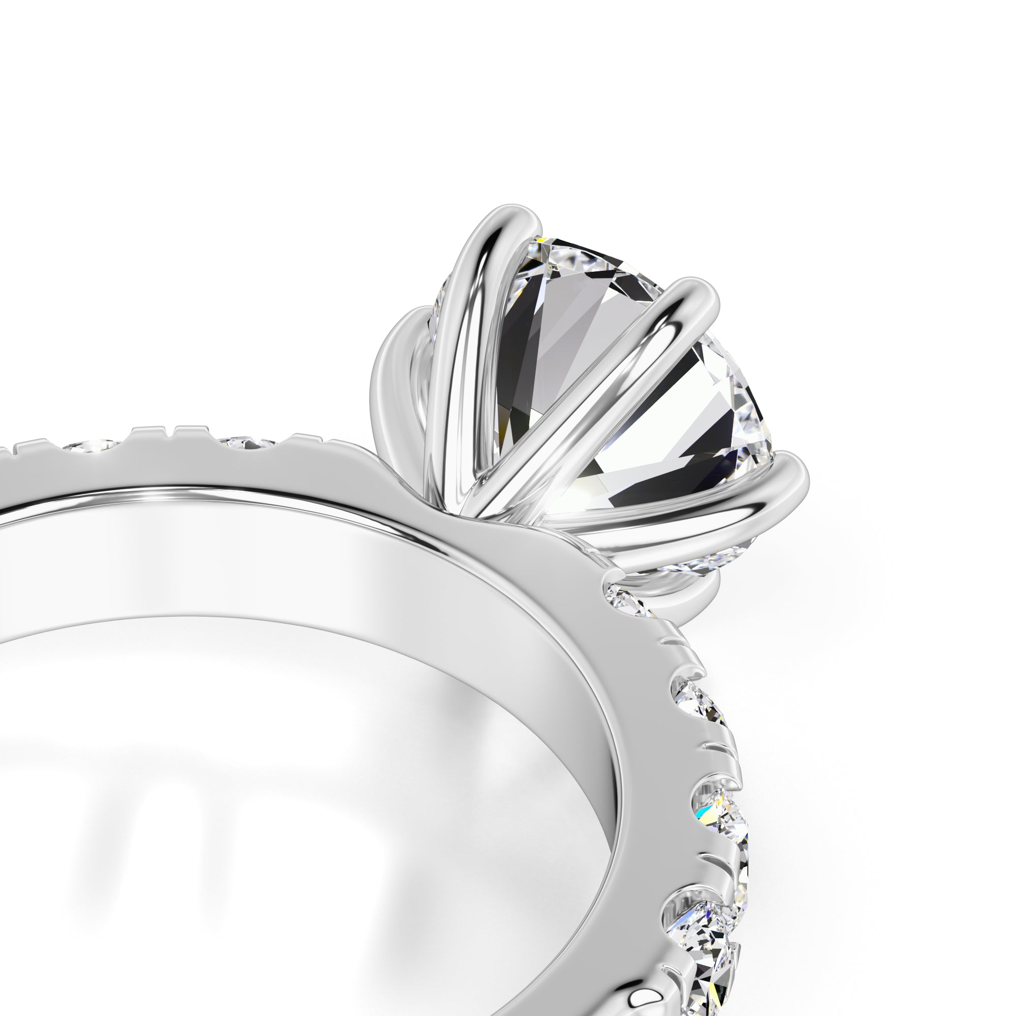 Vespera Lab Grown Diamond Ring | White Gold | 2
