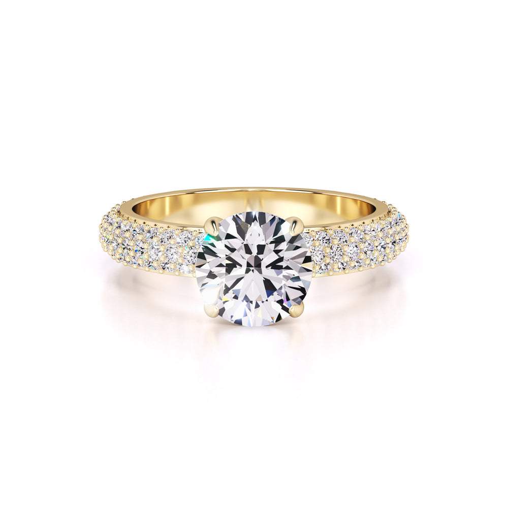 Vespera Lab Grown Diamond Ring | Yellow Gold | 1