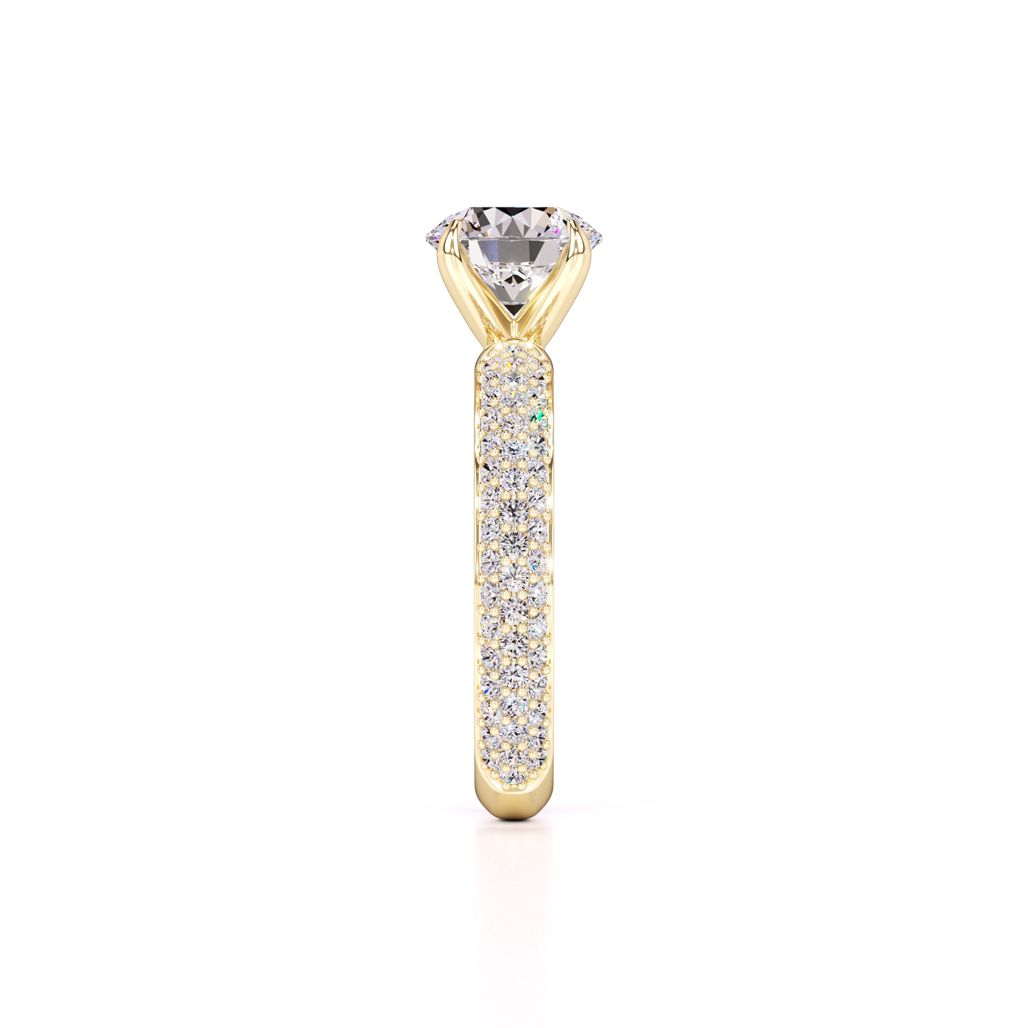 Vespera Lab Grown Diamond Ring | Yellow Gold | 4